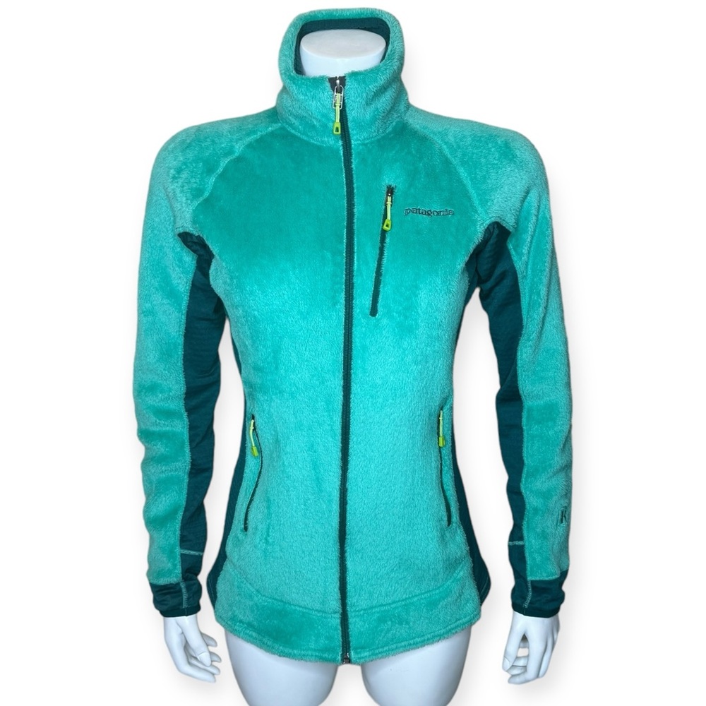 Patagonia R2 Regulator Fleece Jacket M PolarTec Aqua Stone 25148